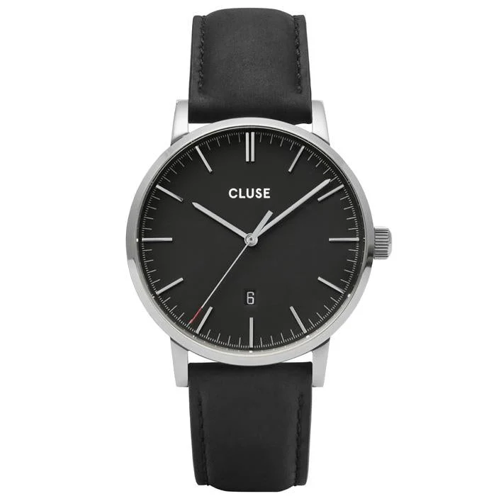 Cluse Black Aravis Watch