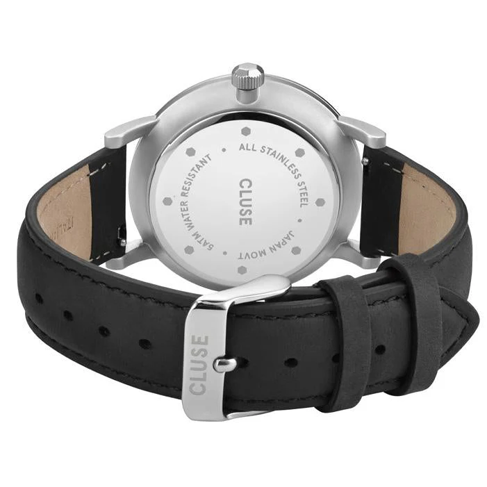 Cluse Black Aravis Watch - Image 2