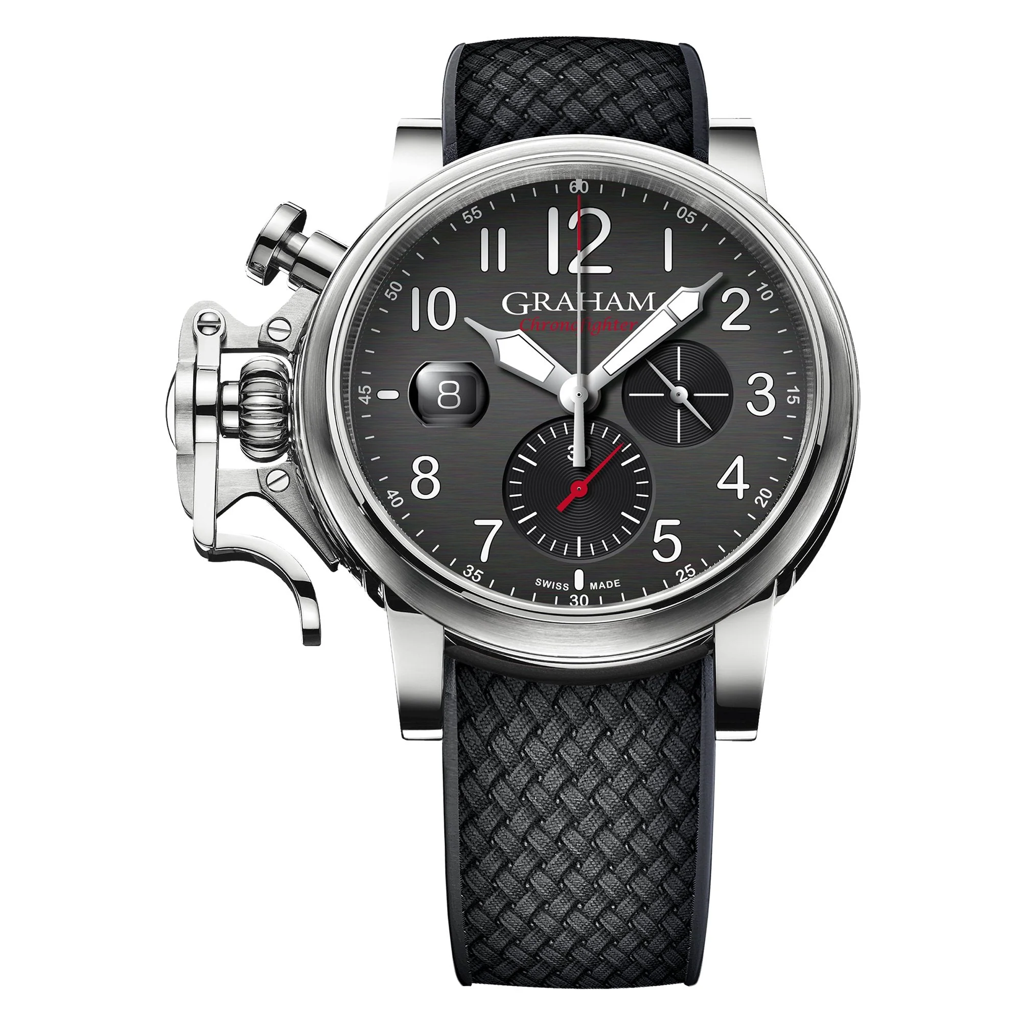 Graham Black Chronofighter Grand Vintage Watch