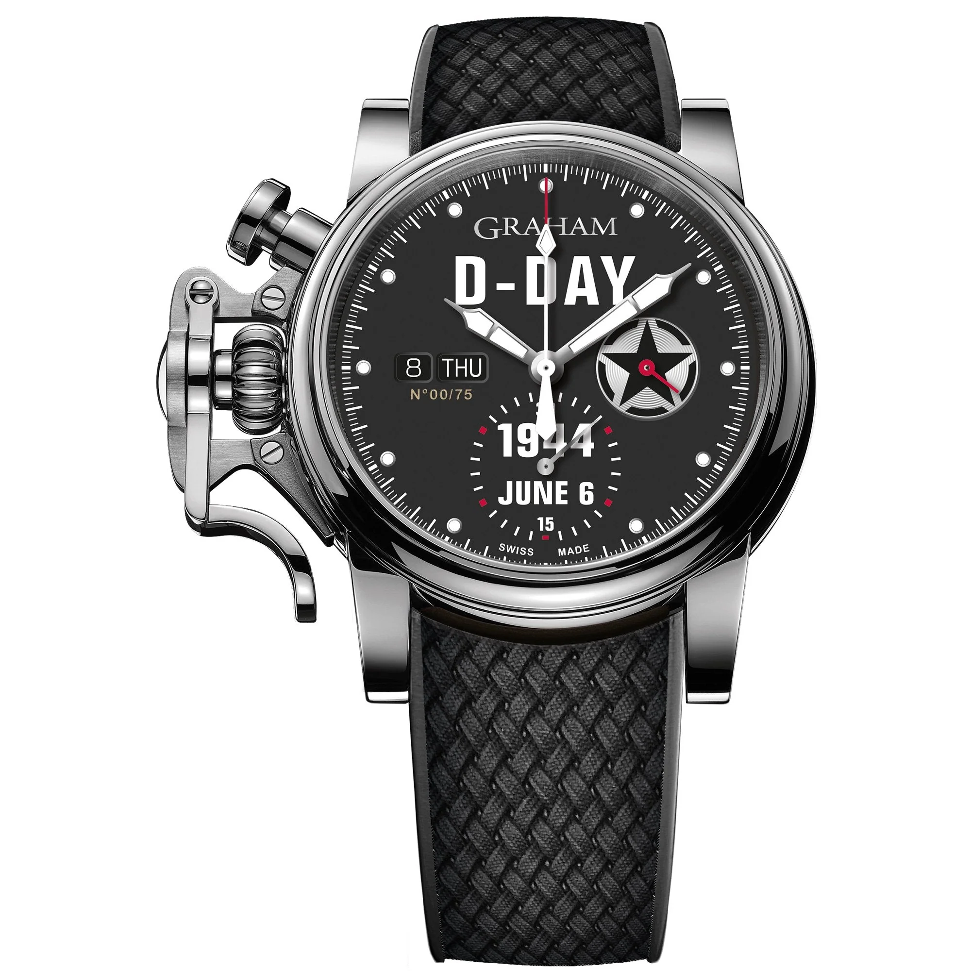 Graham Black Chronofighter Vintage Ltd Watch