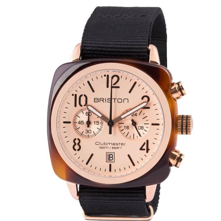Briston Black Clubmaster Classic Chronograph Watch