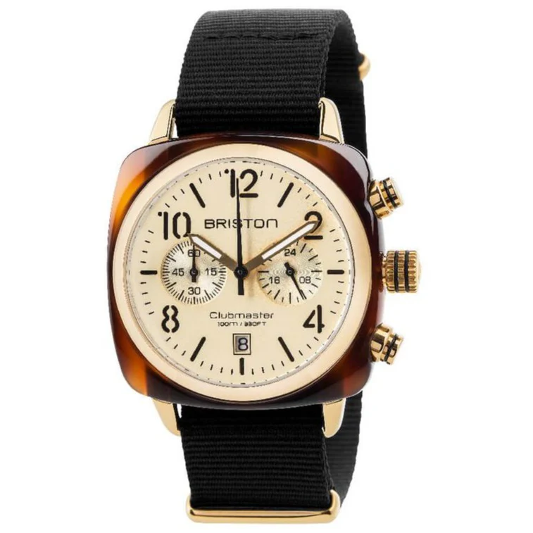 Briston Black Clubmaster Classic Chronograph Watch