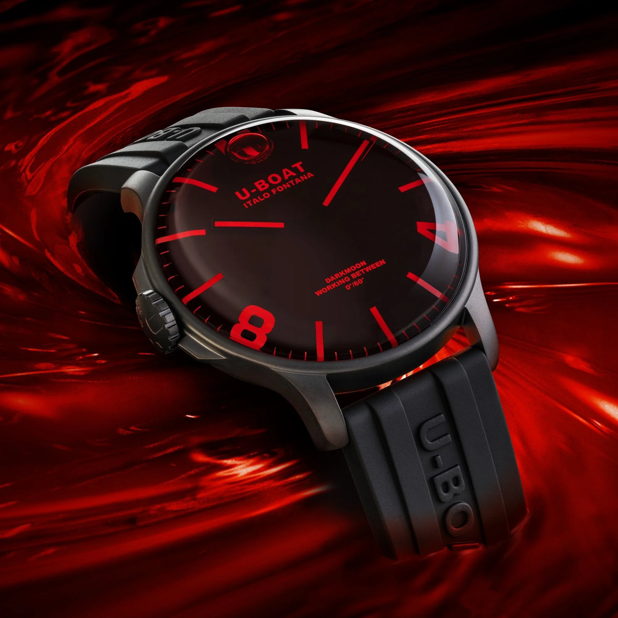 U-Boat Men's Black Darkmoon IPB/A Watch - Image 3