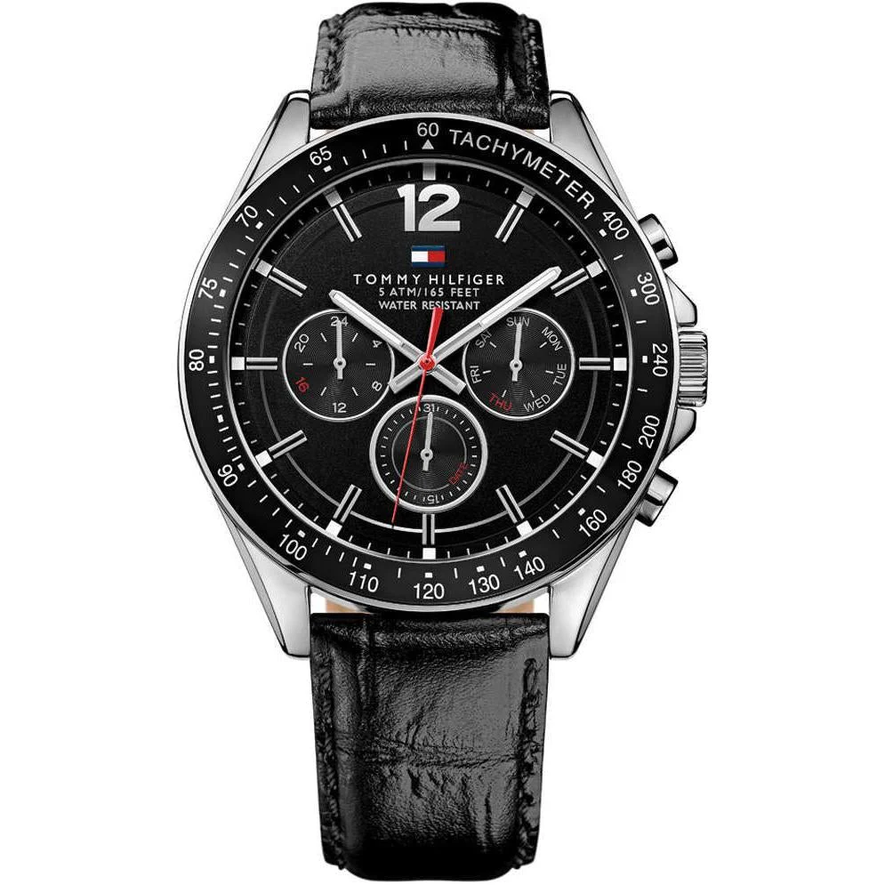 Tommy Hilfiger Men's Black Chronograph Watch