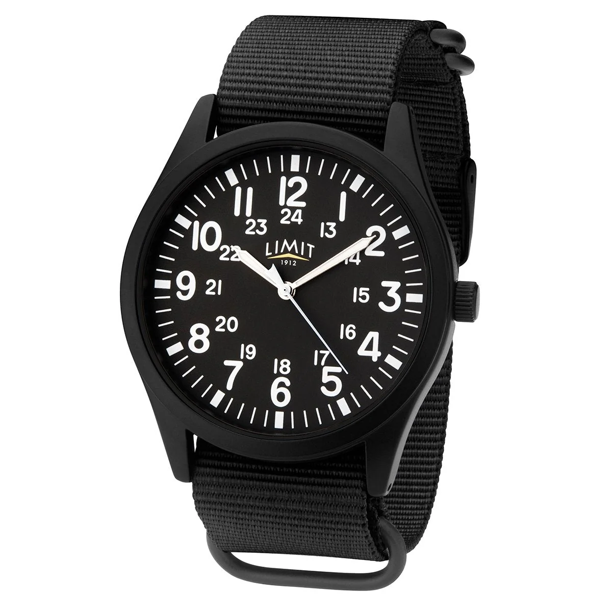 Limit Men's Black Pilot Watch
