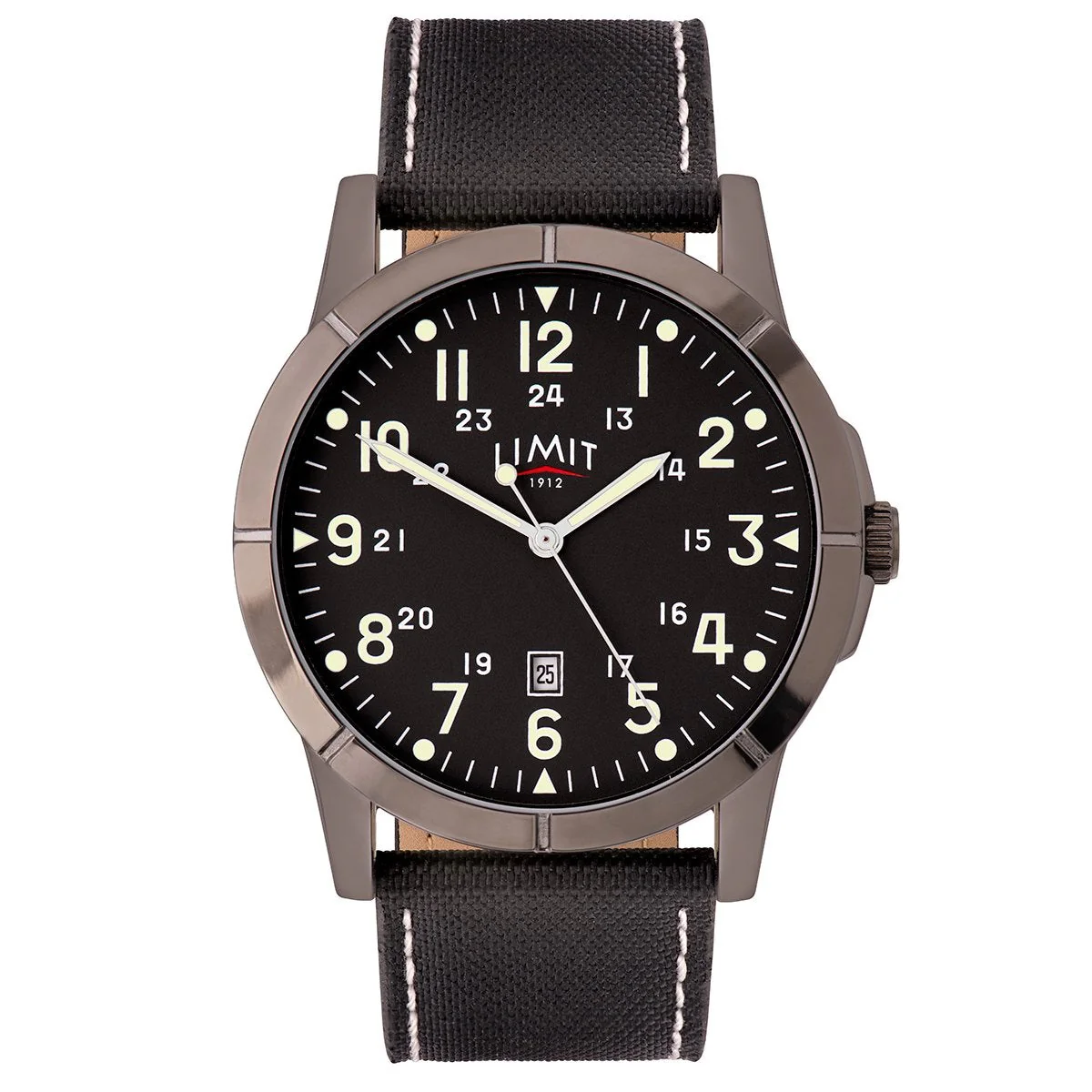 Limit Men's Black Pilot Watch