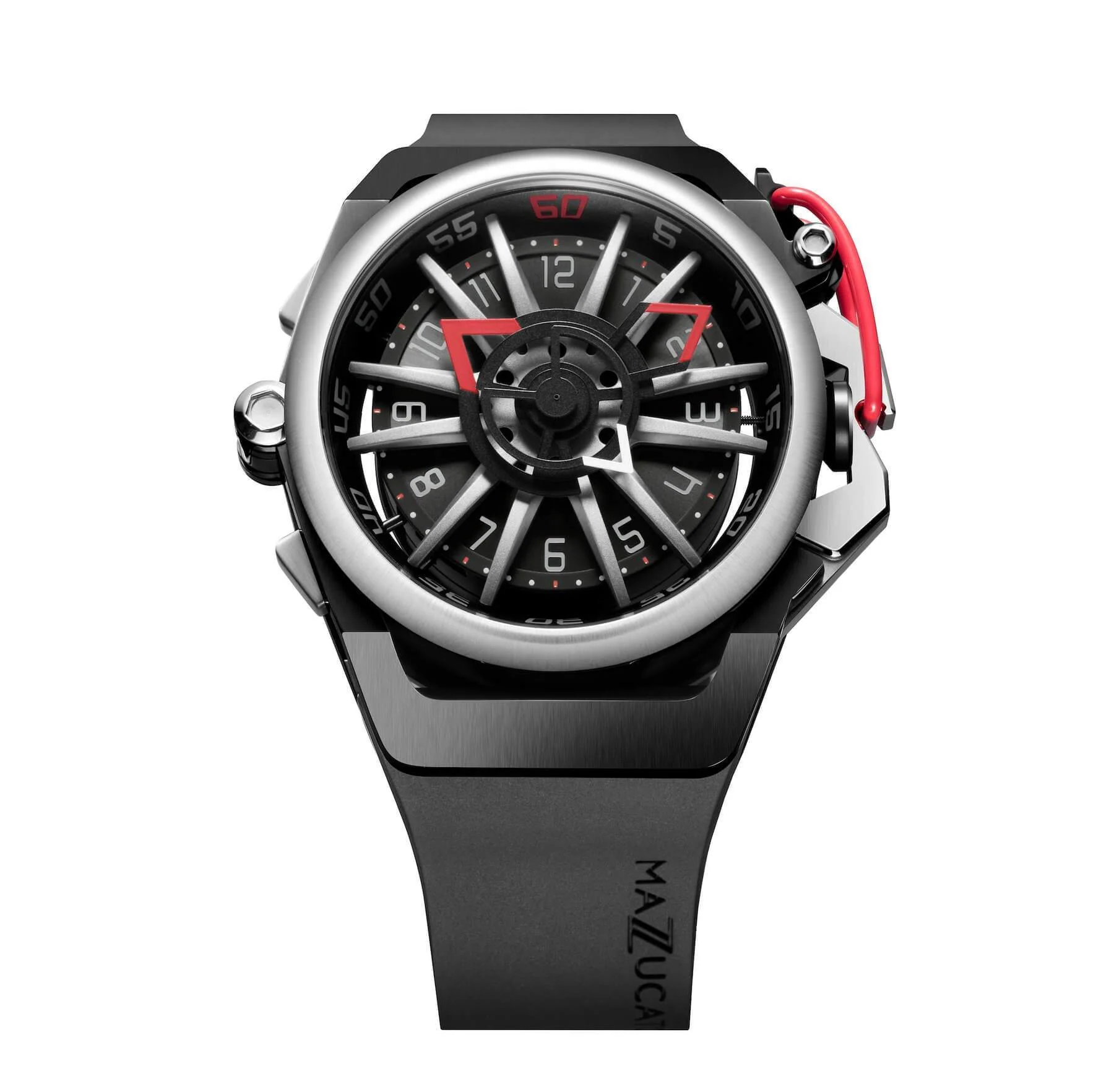 Mazzucato Black Rim Sport Chronograph Watch