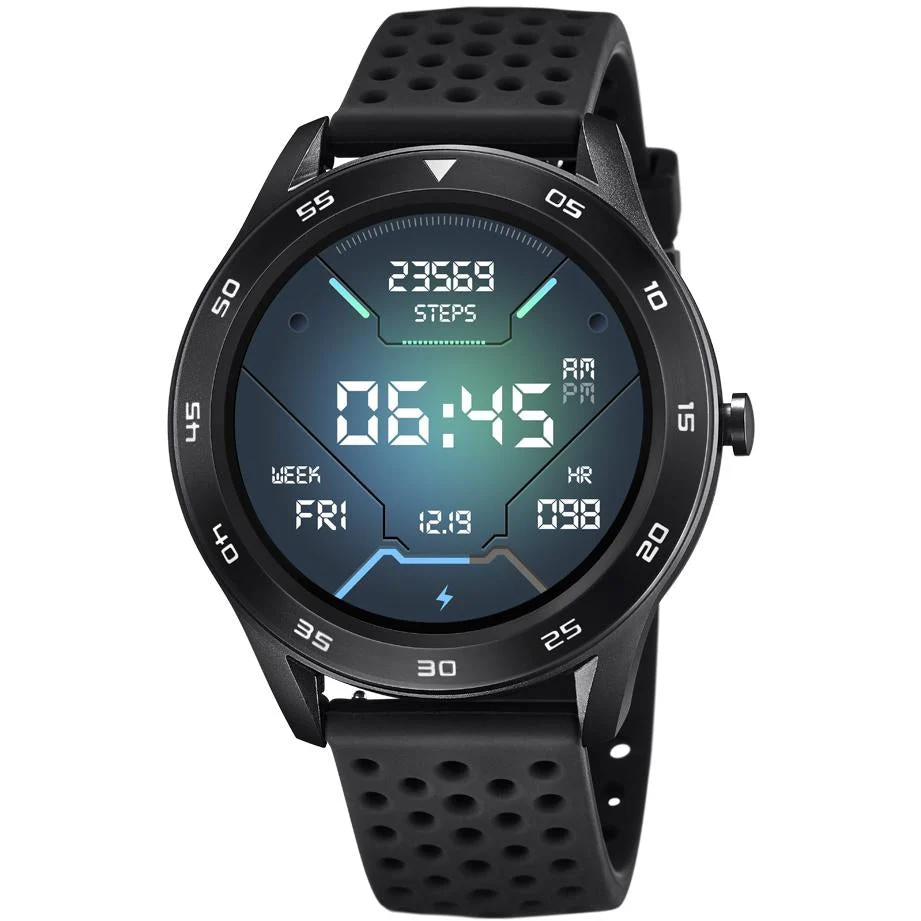 Lotus Men's Black Smartime Watch