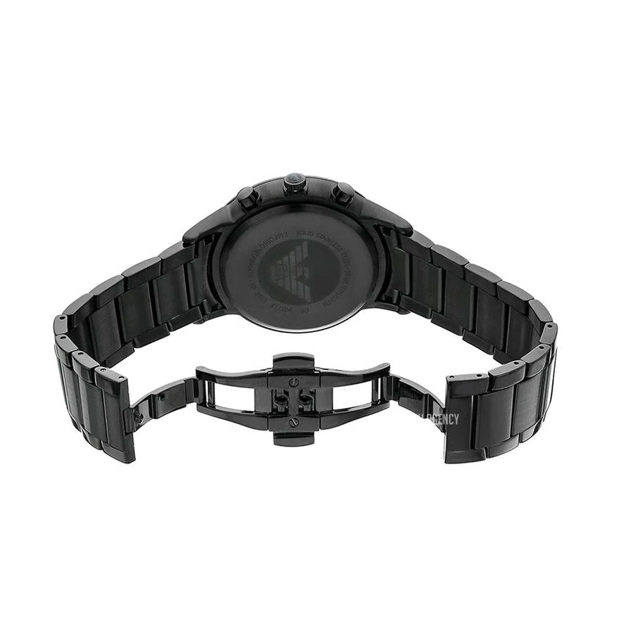Emporio Armani Men's Black Chronograph Watch - Image 2