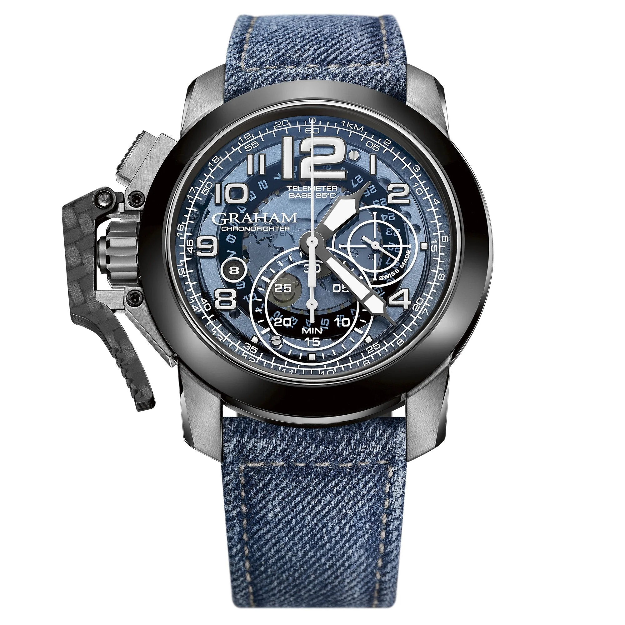 Graham Blue Chronofighter Steel Target Watch