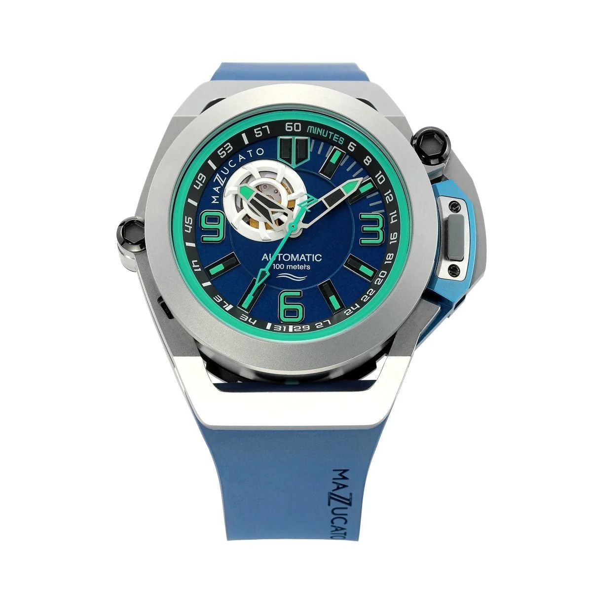 Mazzucato Blue Rim Scuba Automatic Watch - Image 2
