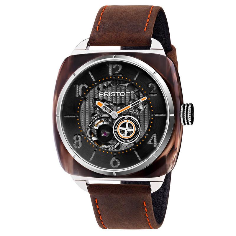 Briston Brown Streamlliner Skeleton Automatic Watch