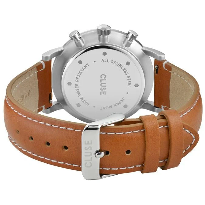 Cluse Brown Aravis Chronograph Men's Watch - Image 2