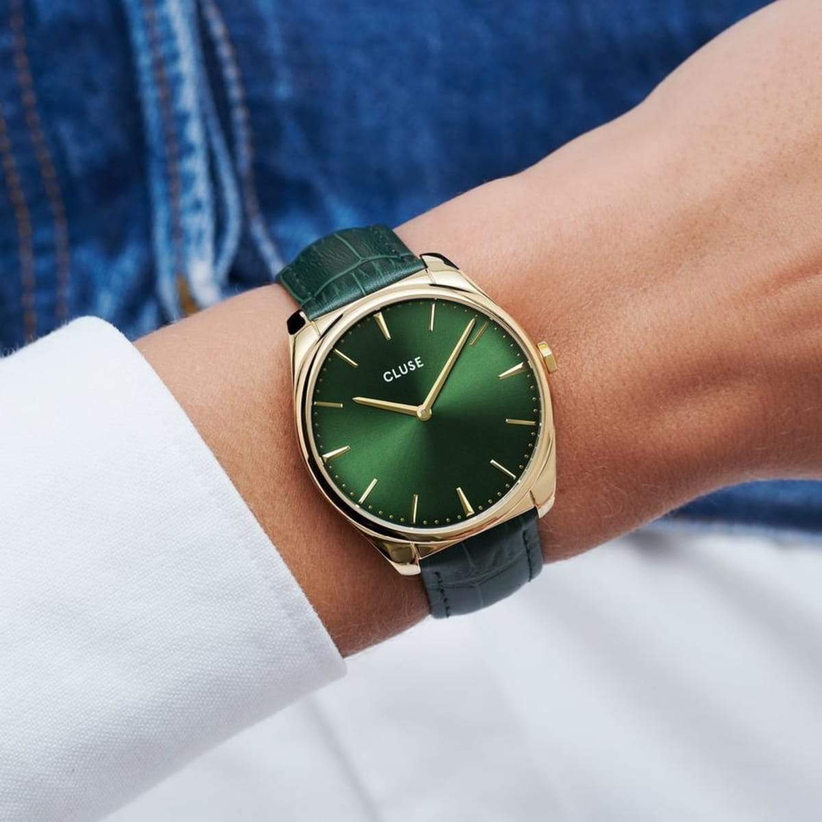 Cluse Forest Green Féroce Watch - Image 4