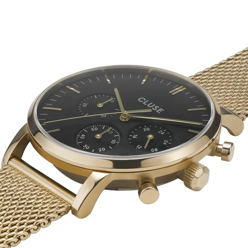 Cluse Gold Aravis Chronograph Watch - Image 3