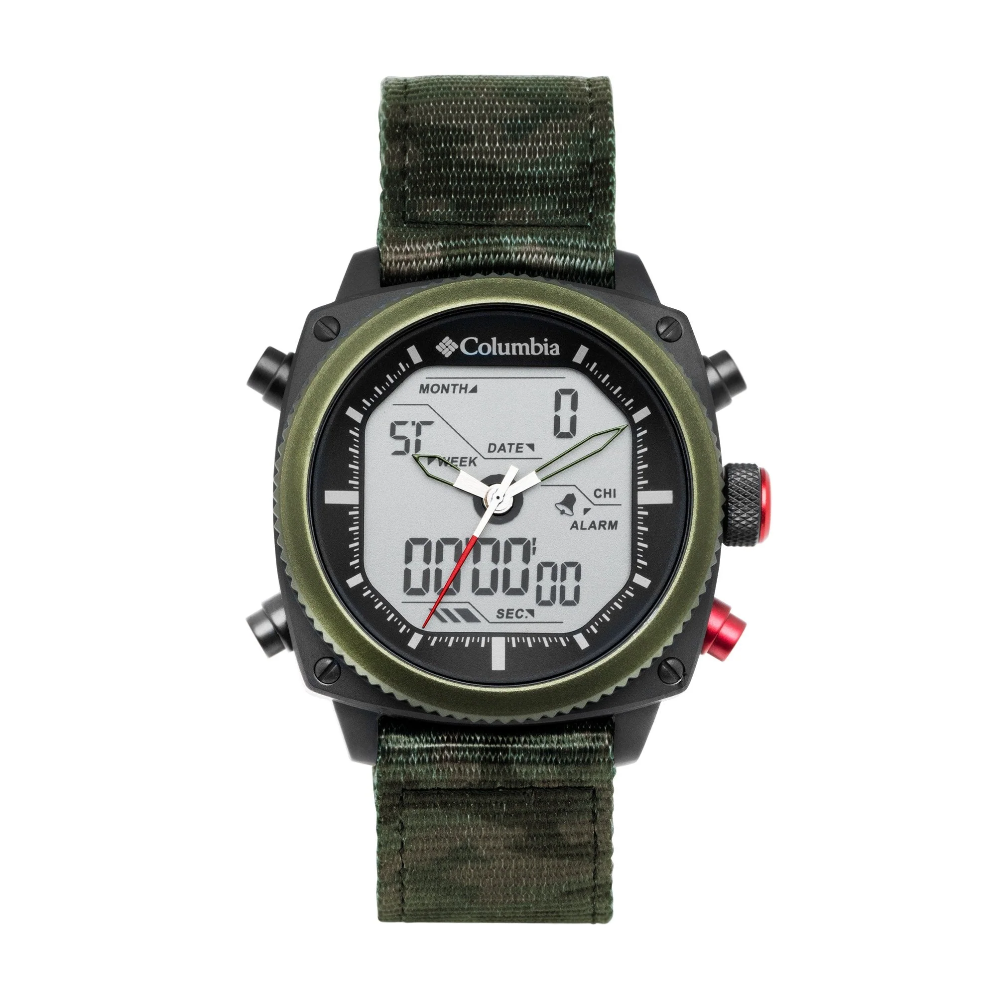 Columbia Green Camo Ridge Runner Watch