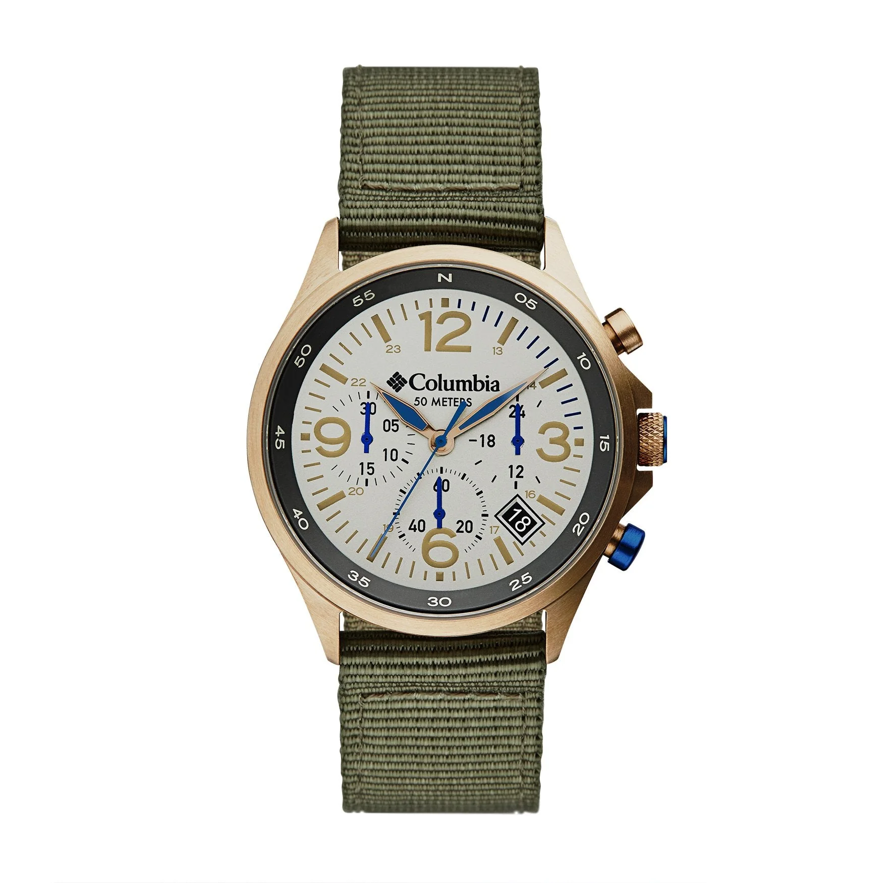 Columbia Green Canyon Ridge Chronograph Watch