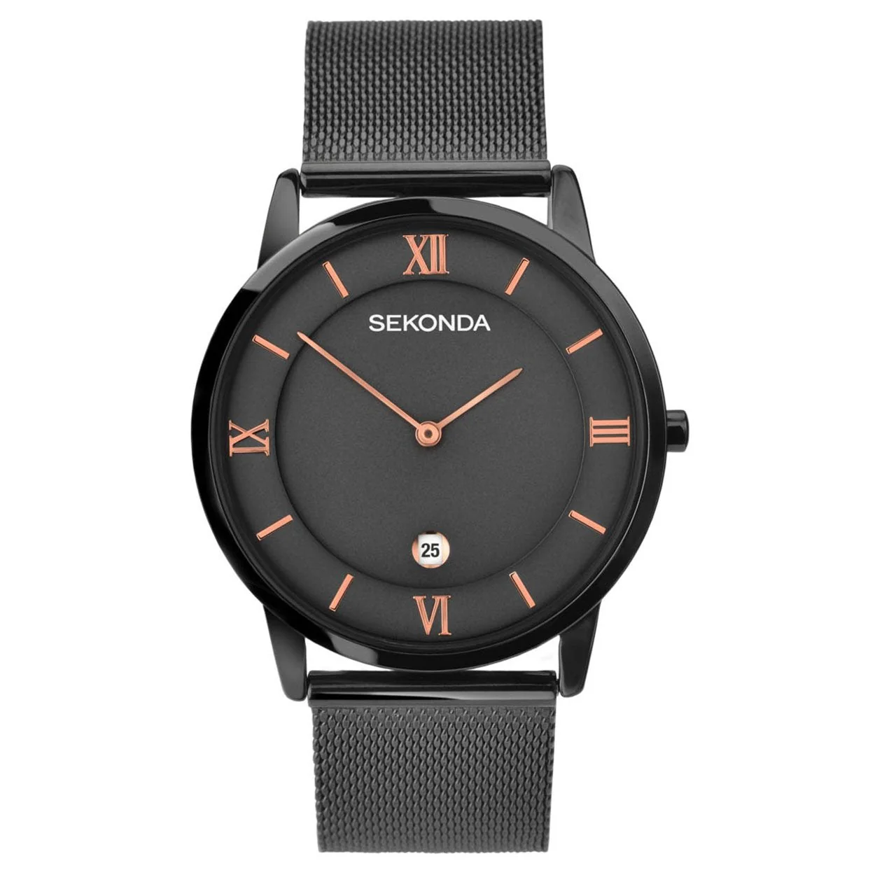 Sekonda 1187 Men's Gunmetal Mesh Watch