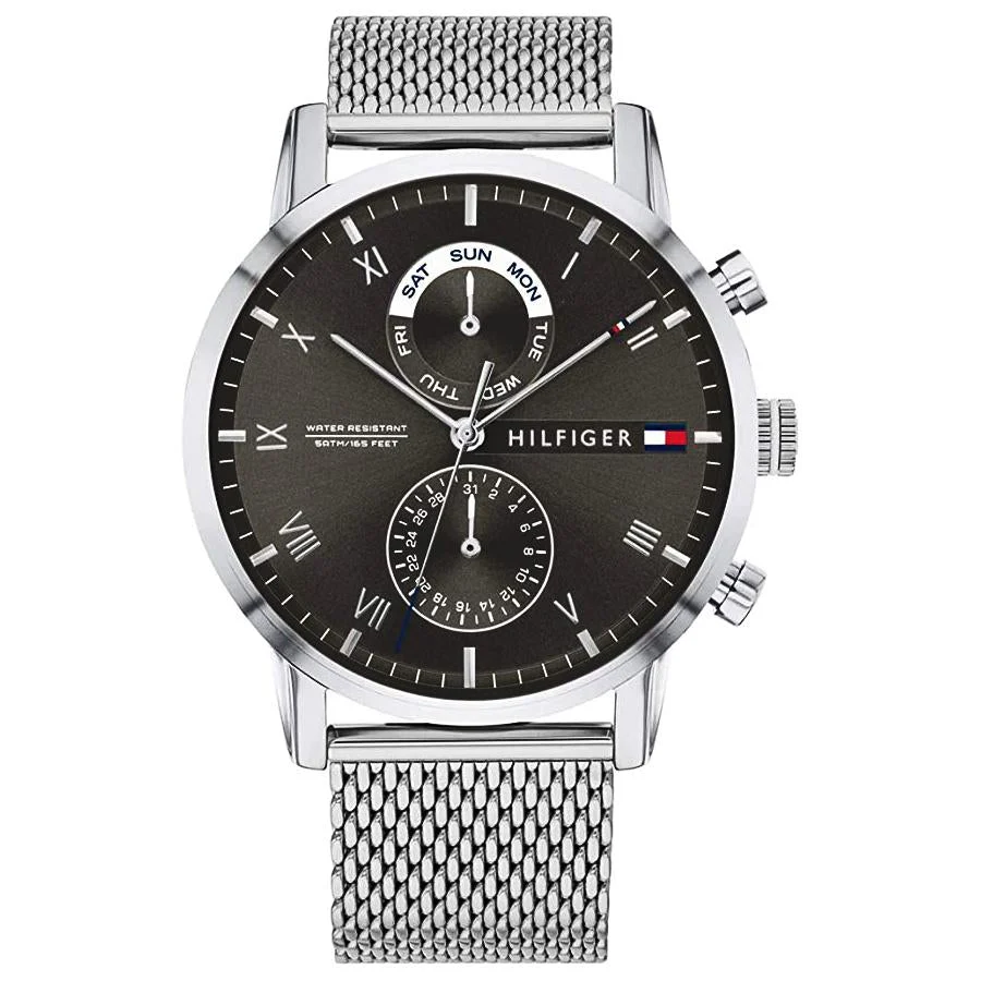 Tommy Hilfiger Men's Kane Silver Chronograph Watch