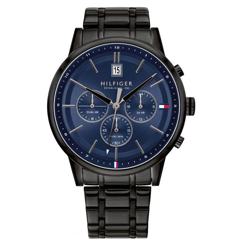 Tommy Hilfiger Men's Kyle Black Chronograph Watch