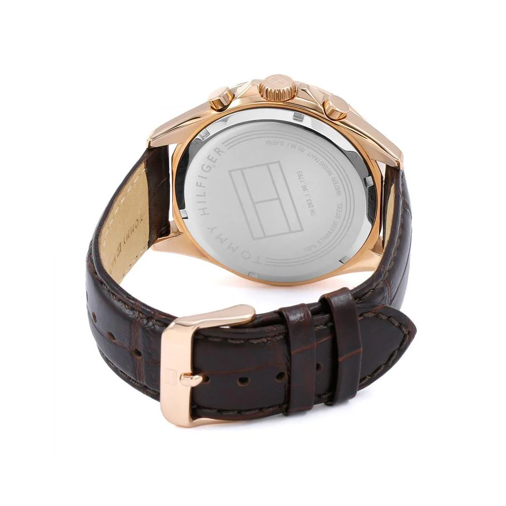 Tommy Hilfiger Men's Luke Brown Chronograph Watch - Image 2