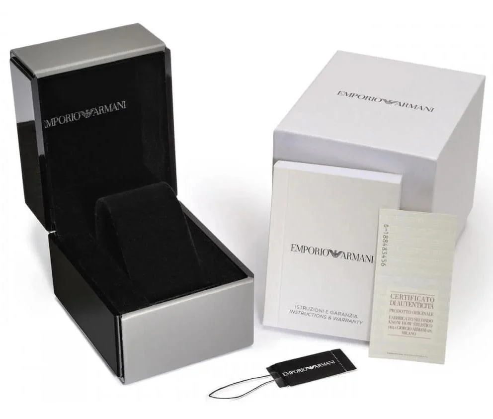 Emporio Armani Men's Navy Blue Watch - Image 3