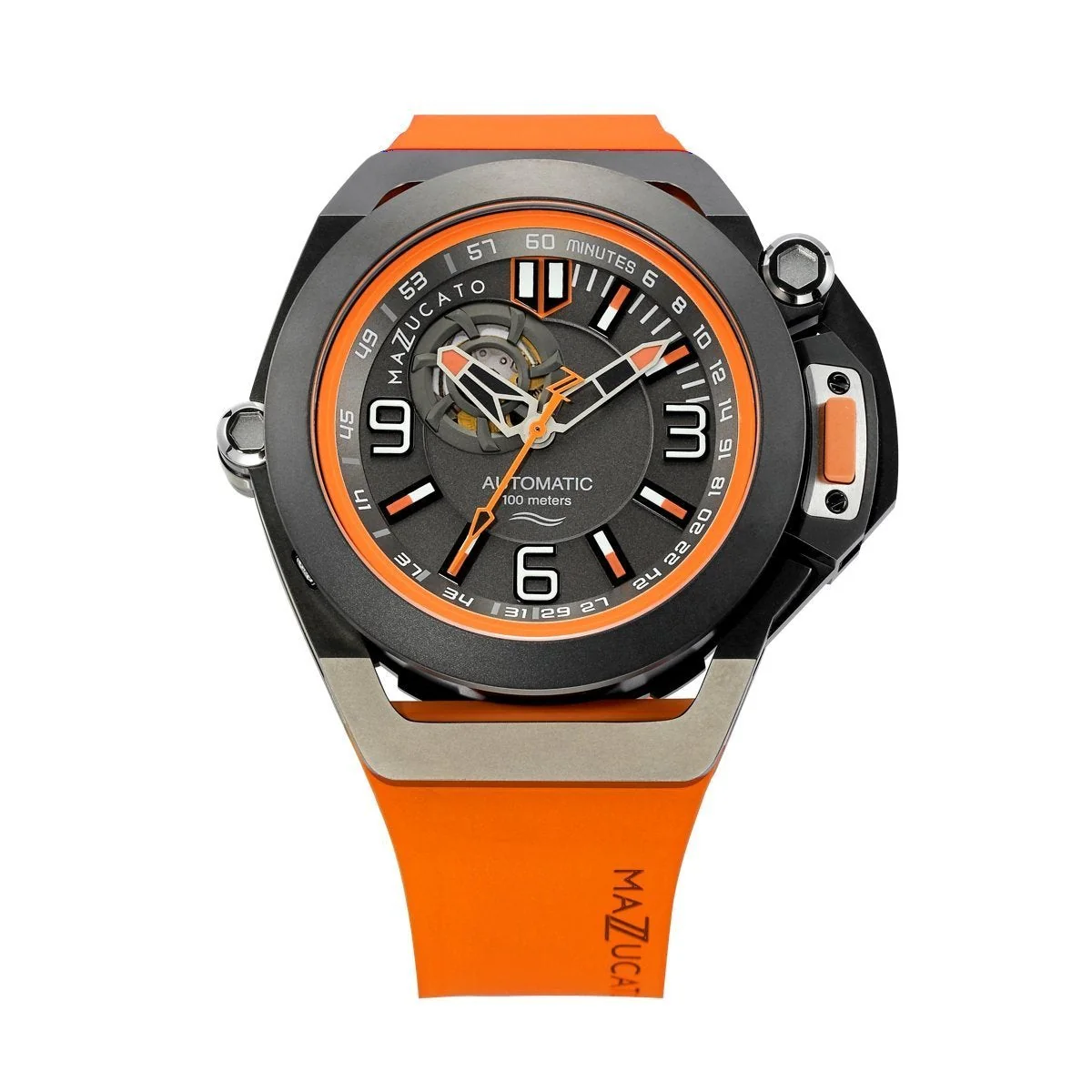 Mazzucato Orange Rim Scuba Automatic Watch - Image 2