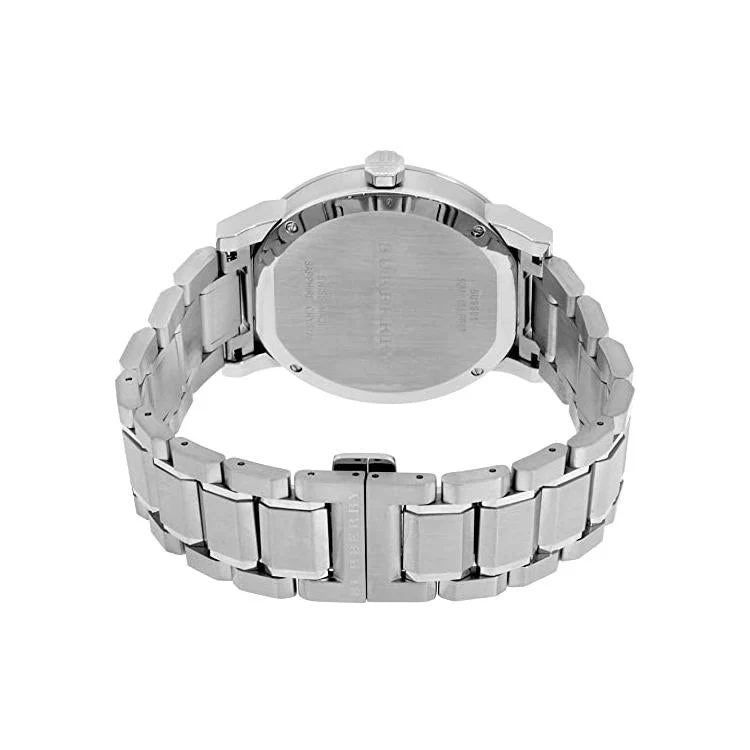 Burberry Men's Silver Chronograph 42mm Watch - Image 2