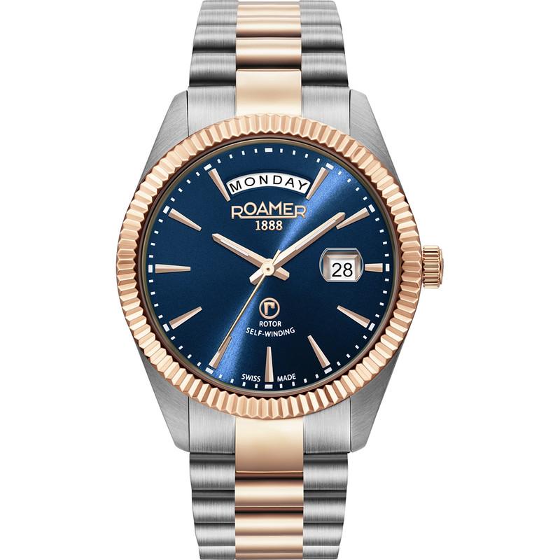 Roamer Men's Two Tone Primeline Daydate Mechanical Watch