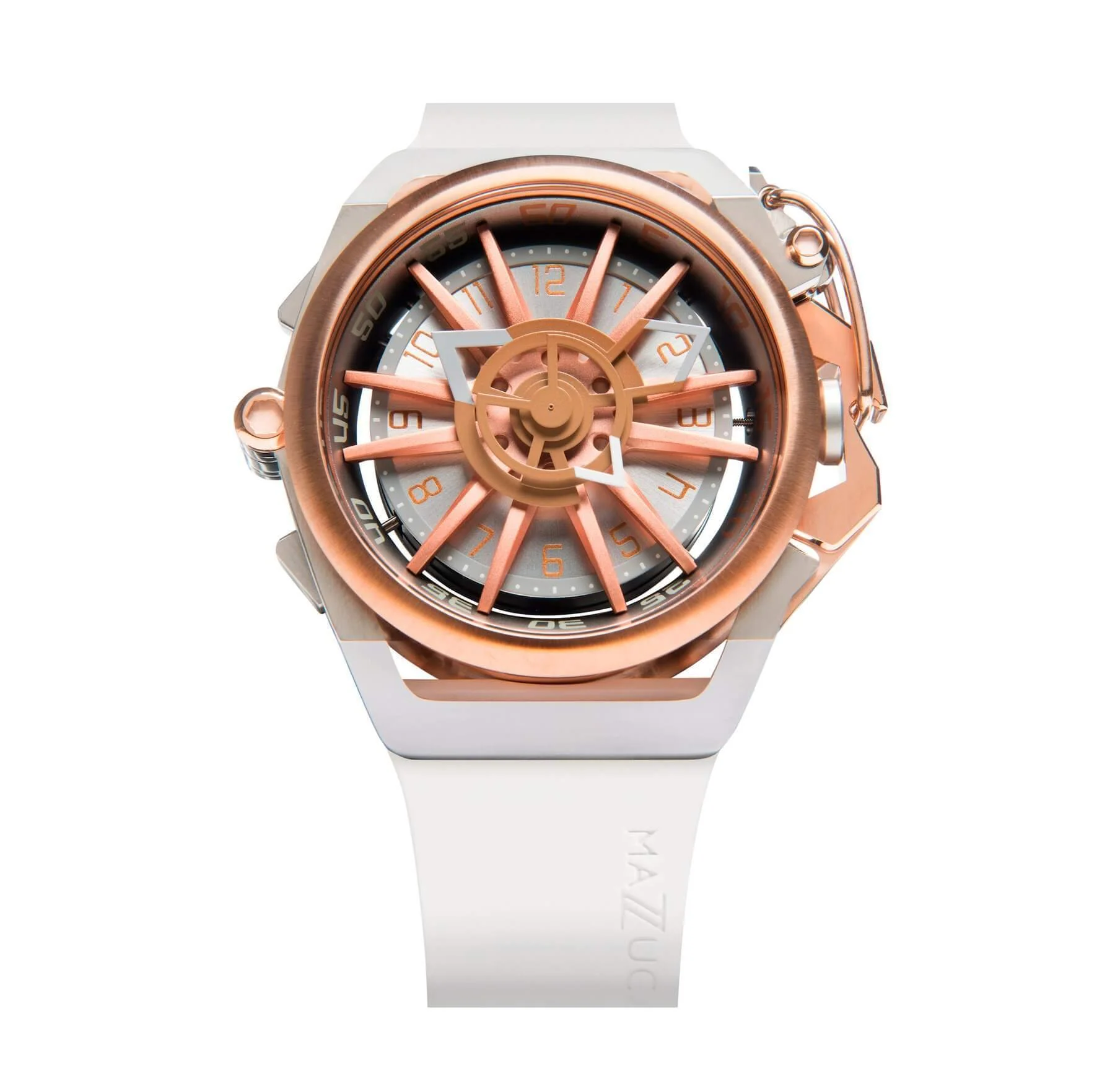 Mazzucato White Rim Sport Chronograph Watch RIM