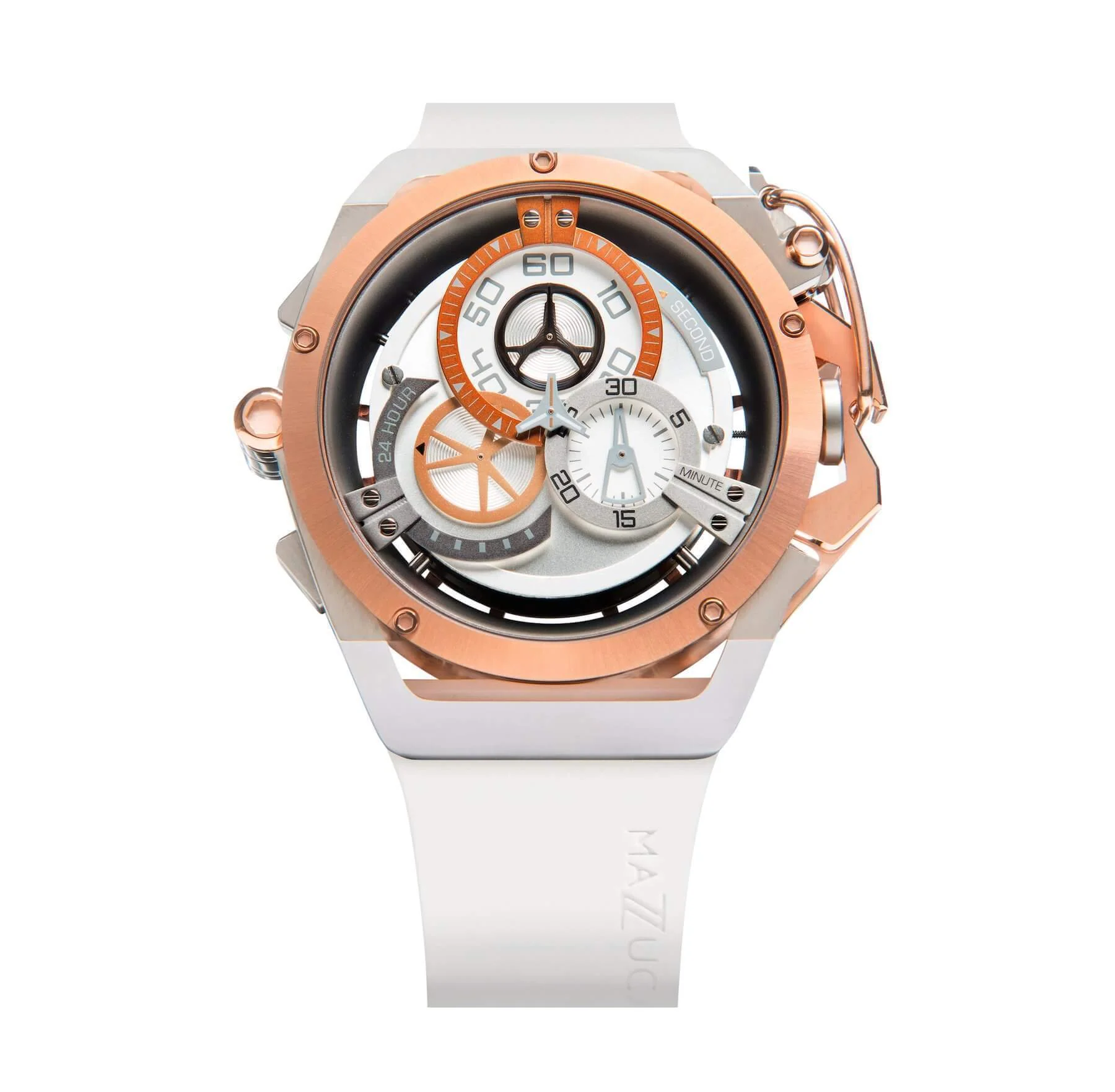 Mazzucato White Rim Sport Chronograph Watch RIM - Image 2