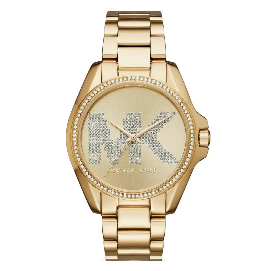 Michael Kors Ladies Watch Bradshaw 43mm Gems Gold