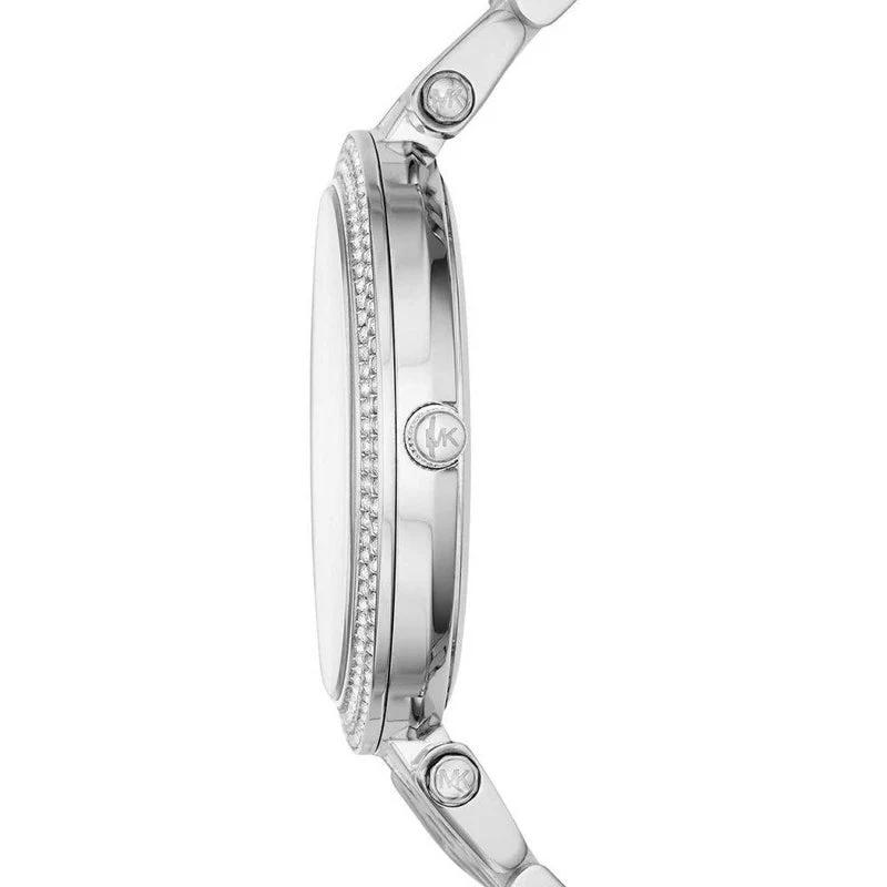 Michael Kors Ladies Darci Silver Motif Watch - Image 2
