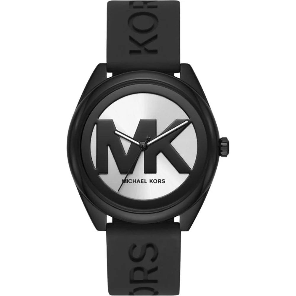 Michael Kors Ladies Watch Janelle 42mm Silver Black