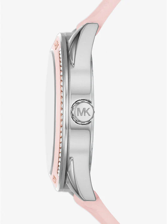 Michael Kors Ladies Watch Jessa 40mm Pink White - Image 2