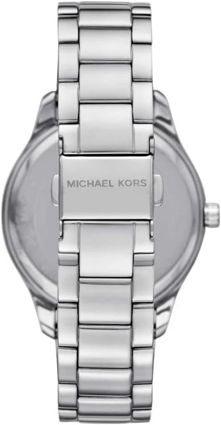 Michael Kors Ladies Watch Layton 38mm Pink Silver - Image 2