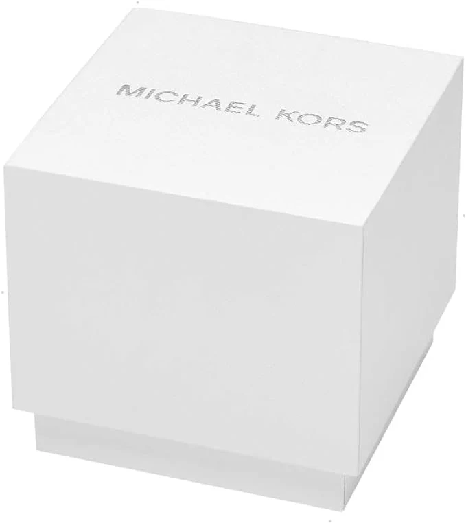 Michael Kors Ladies Watch Layton 38mm Pink Silver - Image 4