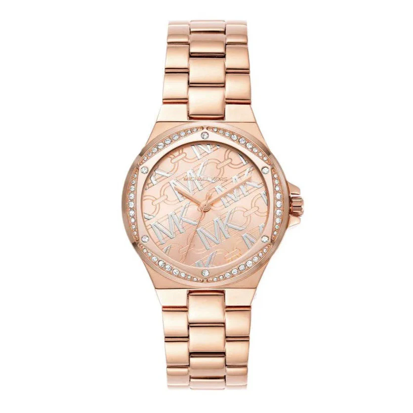Michael Kors Ladies Watch Lennox 37mm Rose Gold