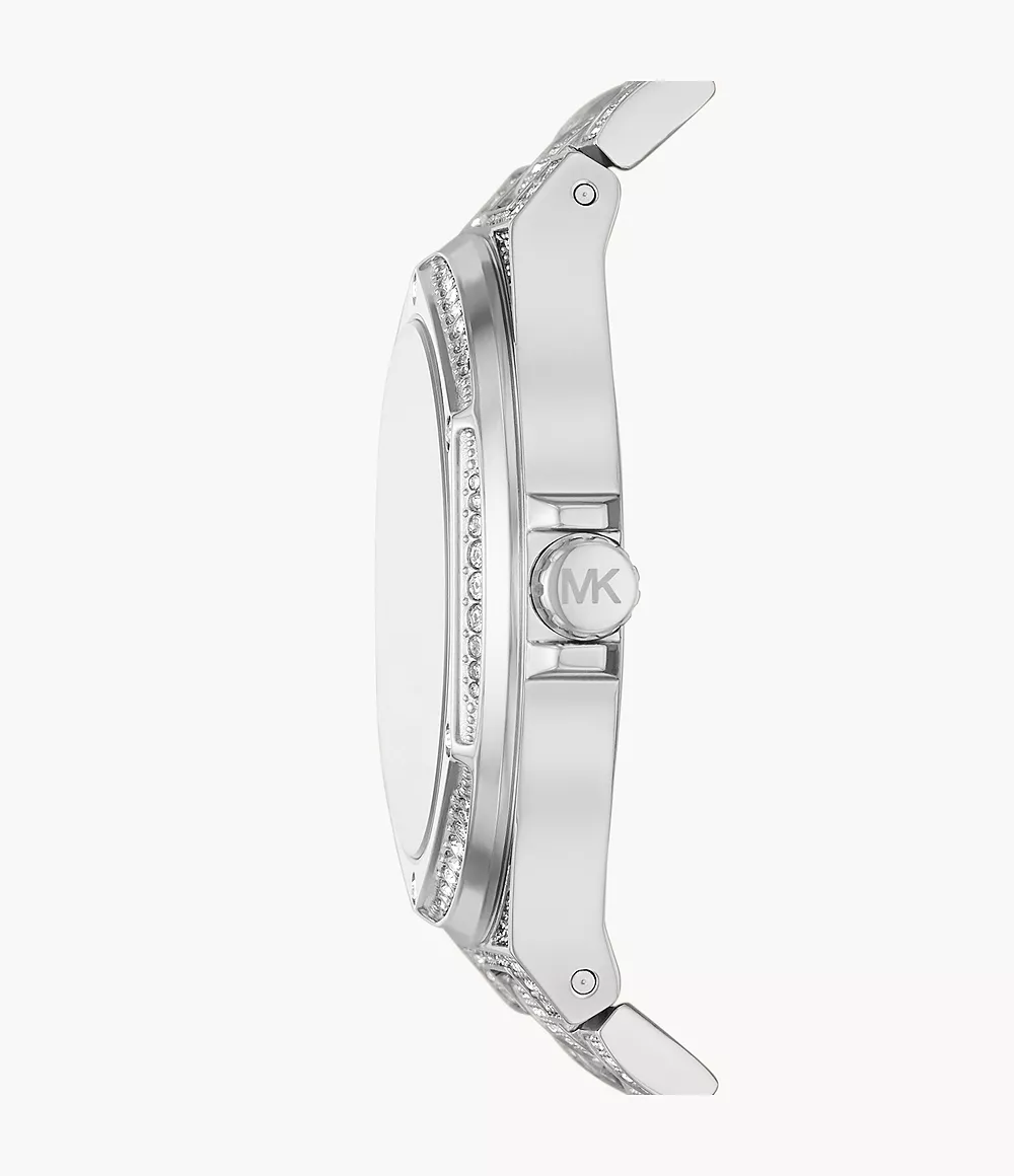 Michael Kors Ladies Watch Lennox 41mm Blue Silver - Image 2