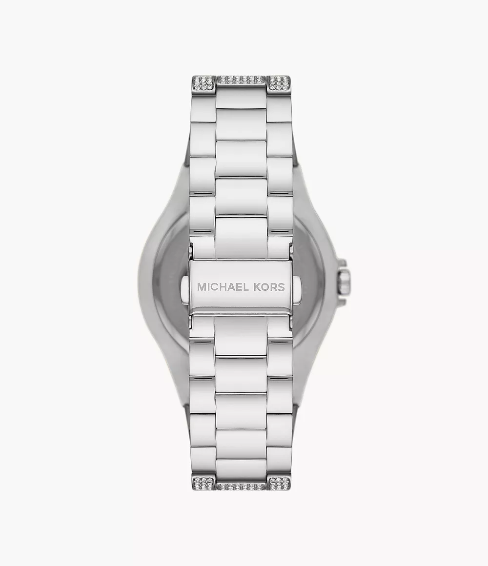 Michael Kors Ladies Watch Lennox 41mm Blue Silver - Image 3