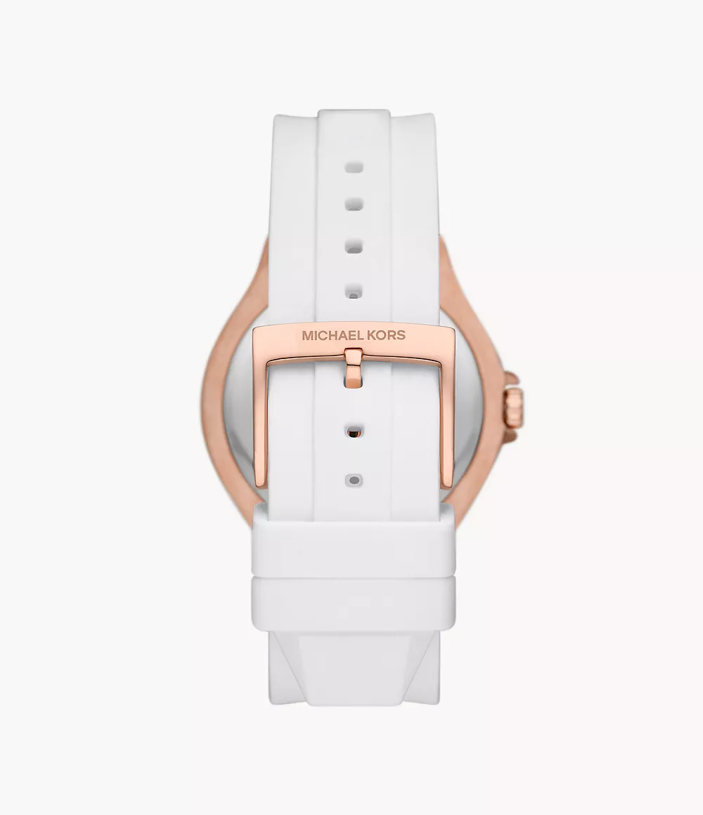 Michael Kors Ladies Watch Lennox 43mm White Rose Gold - Image 3