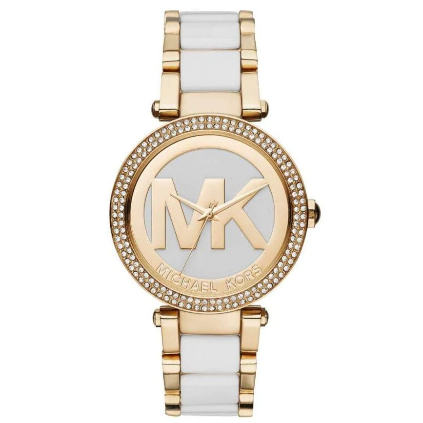 Michael Kors Ladies Parker Yellow Gold Watch