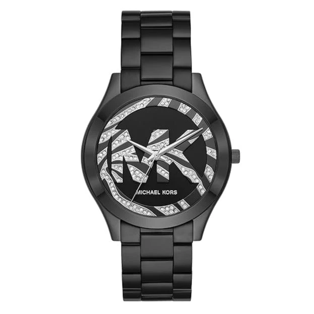 Michael Kors Ladies Watch Slim Runway 42mm Black