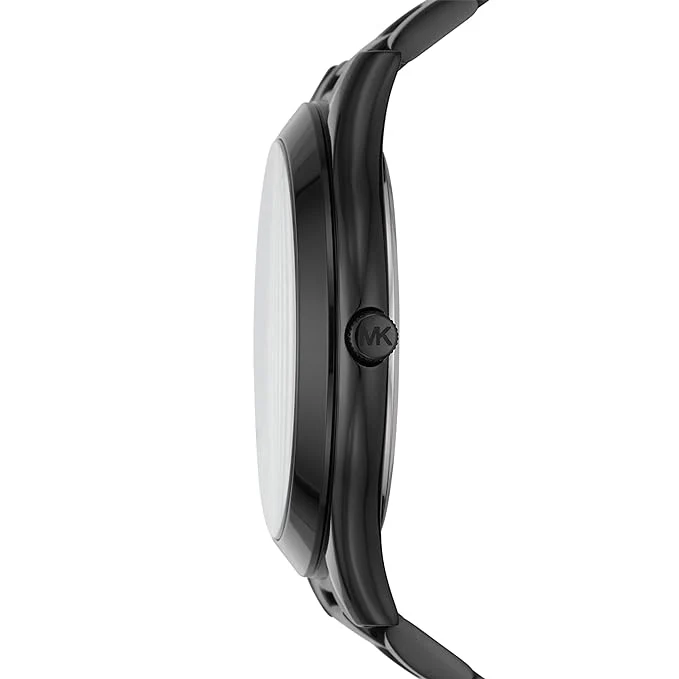 Michael Kors Ladies Watch Slim Runway 42mm Black - Image 2