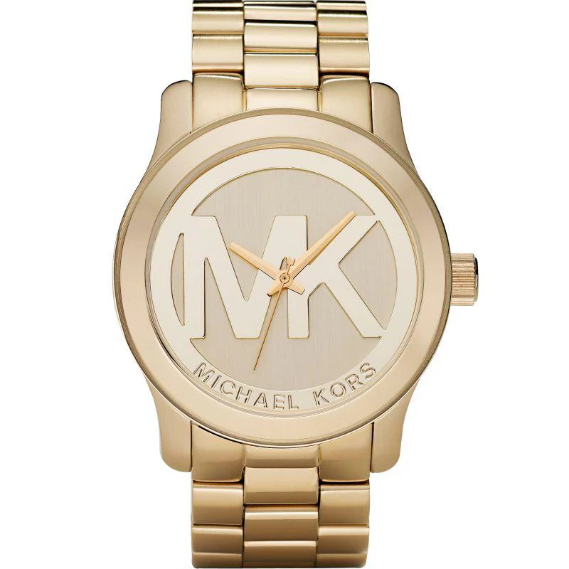 Michael Kors Ladies Runway Yellow Gold Watch