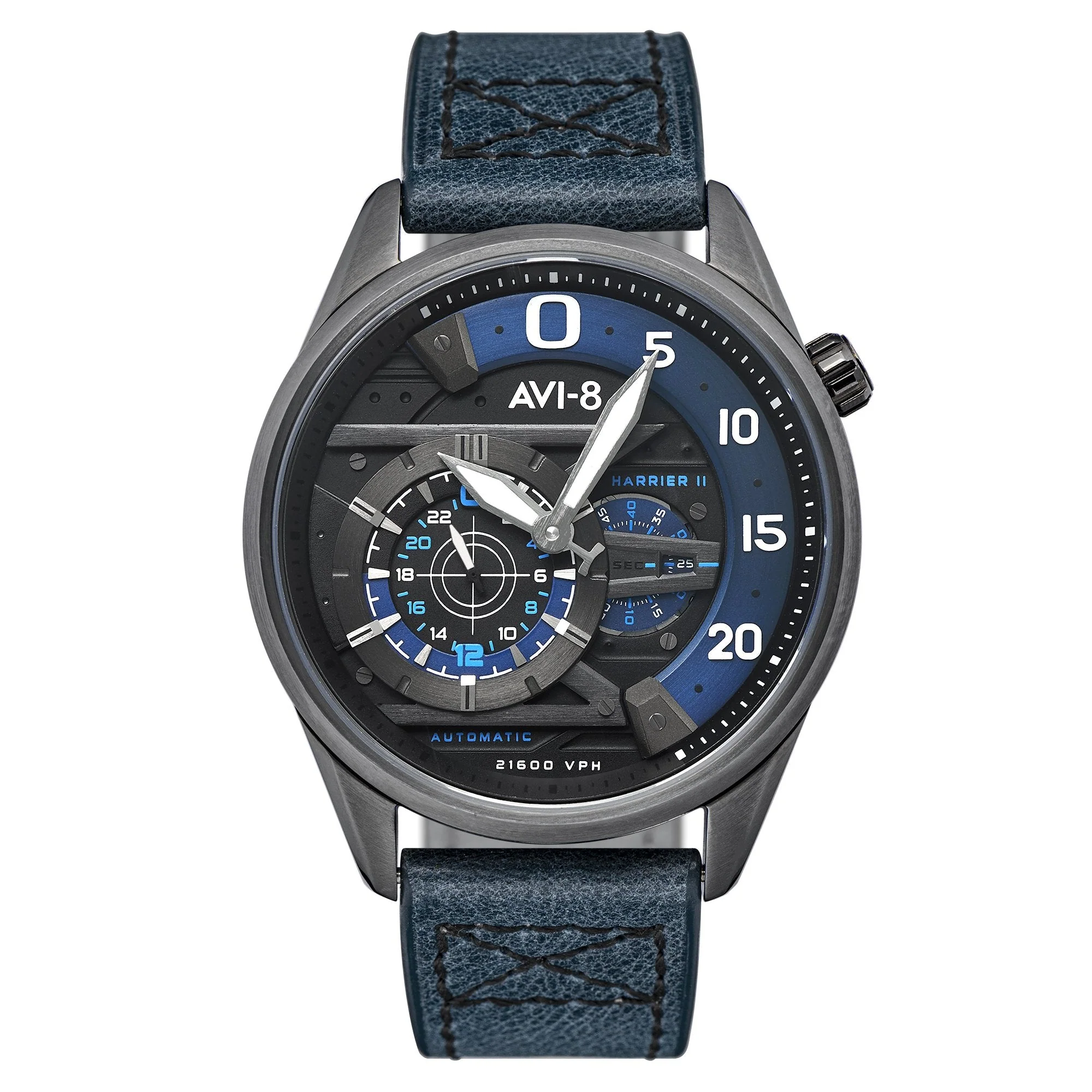 AVI-8 Midnight Navy Hawker Harrier II Chronograph Watch