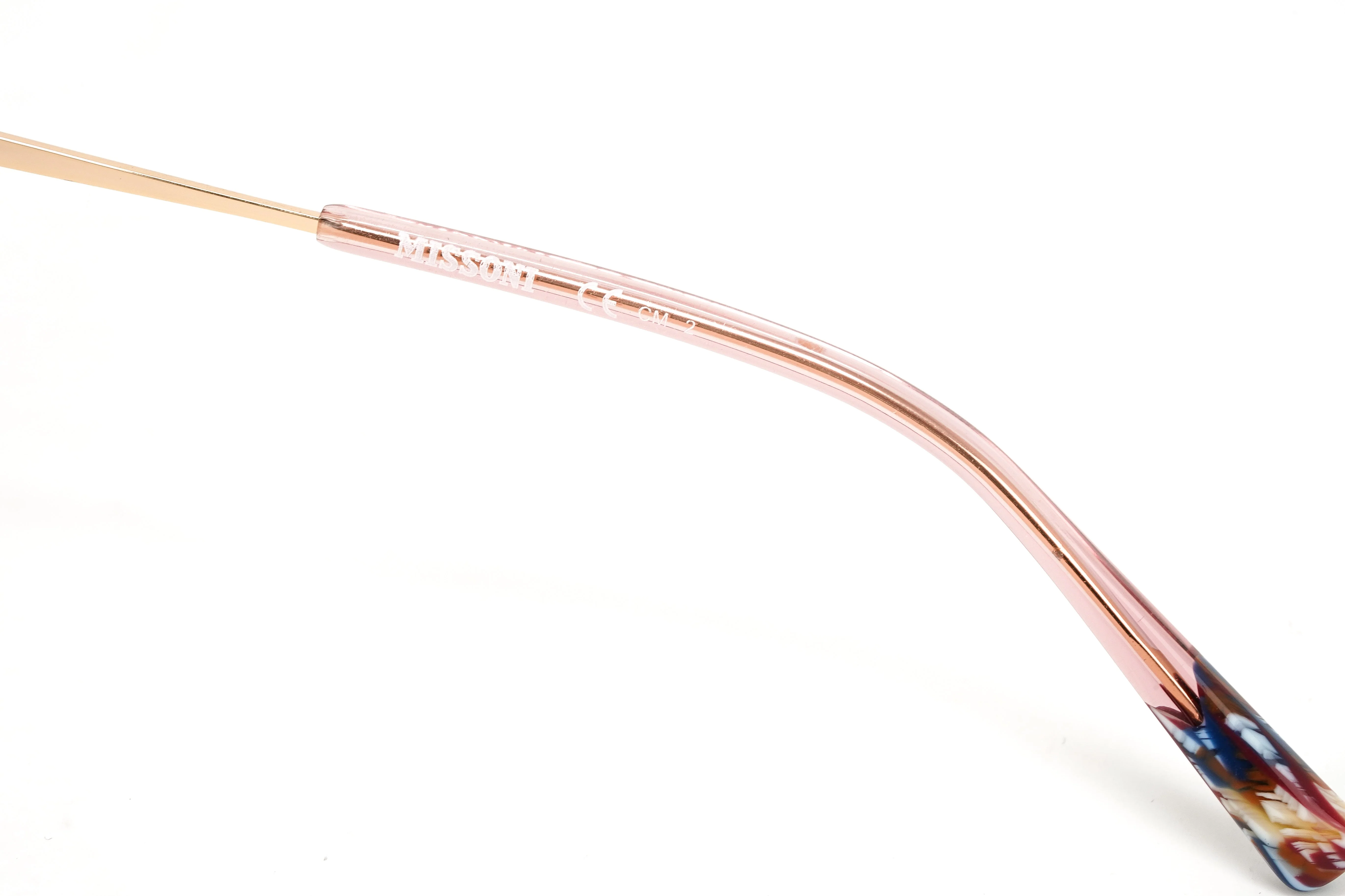 Missoni Women's Sunglasses Cat Eye Pattern Pink - Image 6