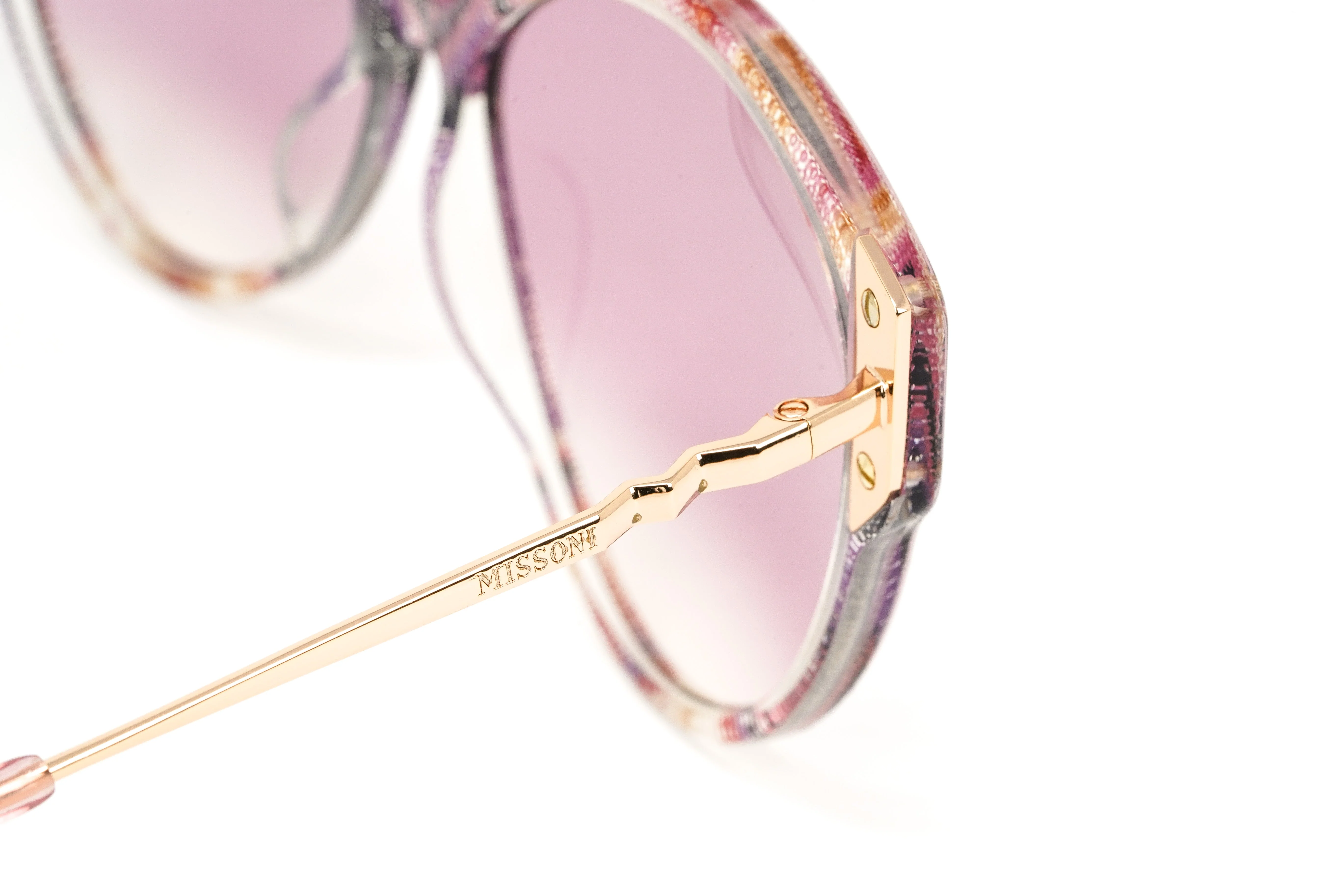 Missoni Women's Sunglasses Cat Eye Pattern Pink - Image 7