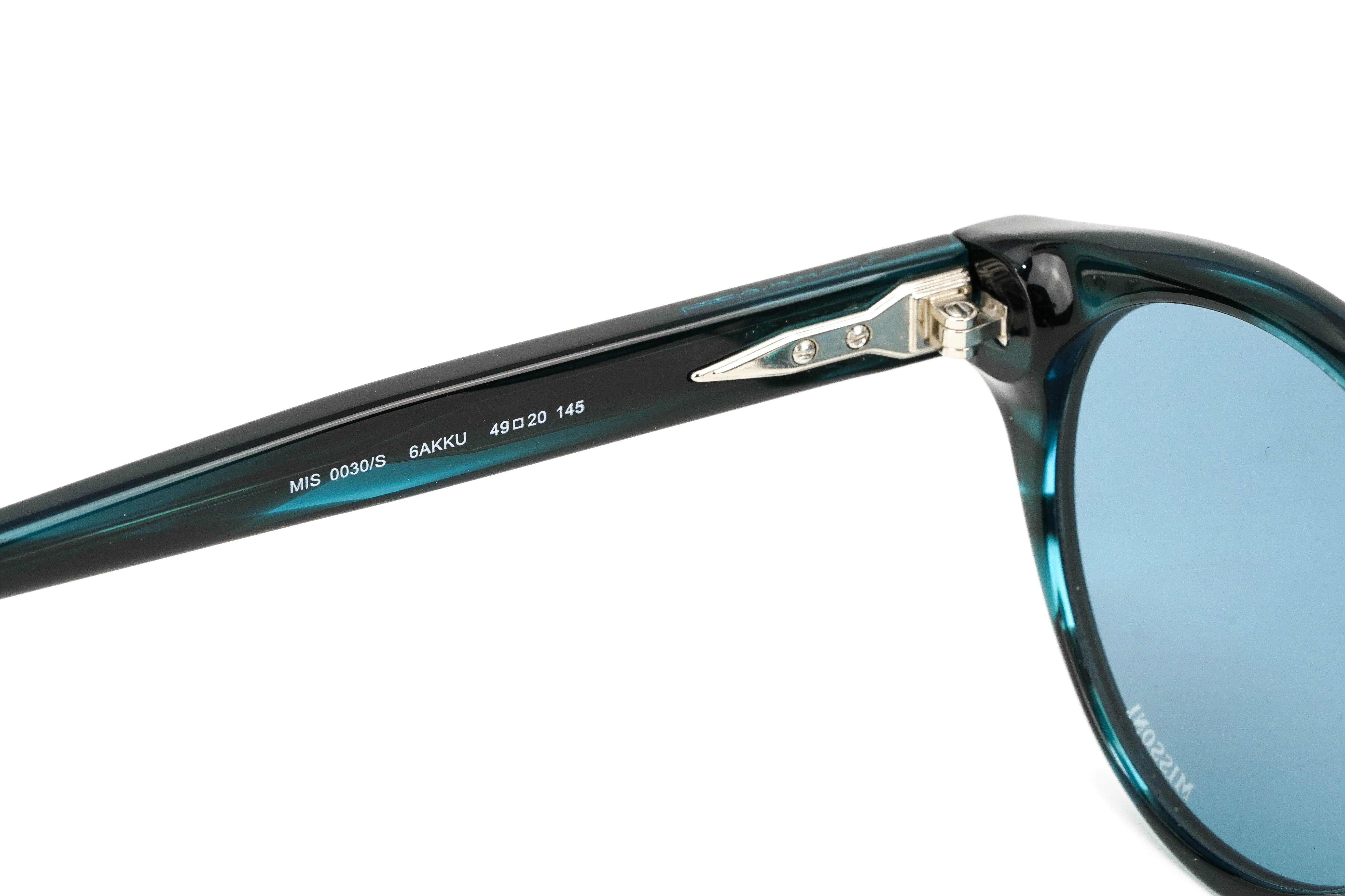Missoni Women's Sunglasses Round Green Horn - Image 4