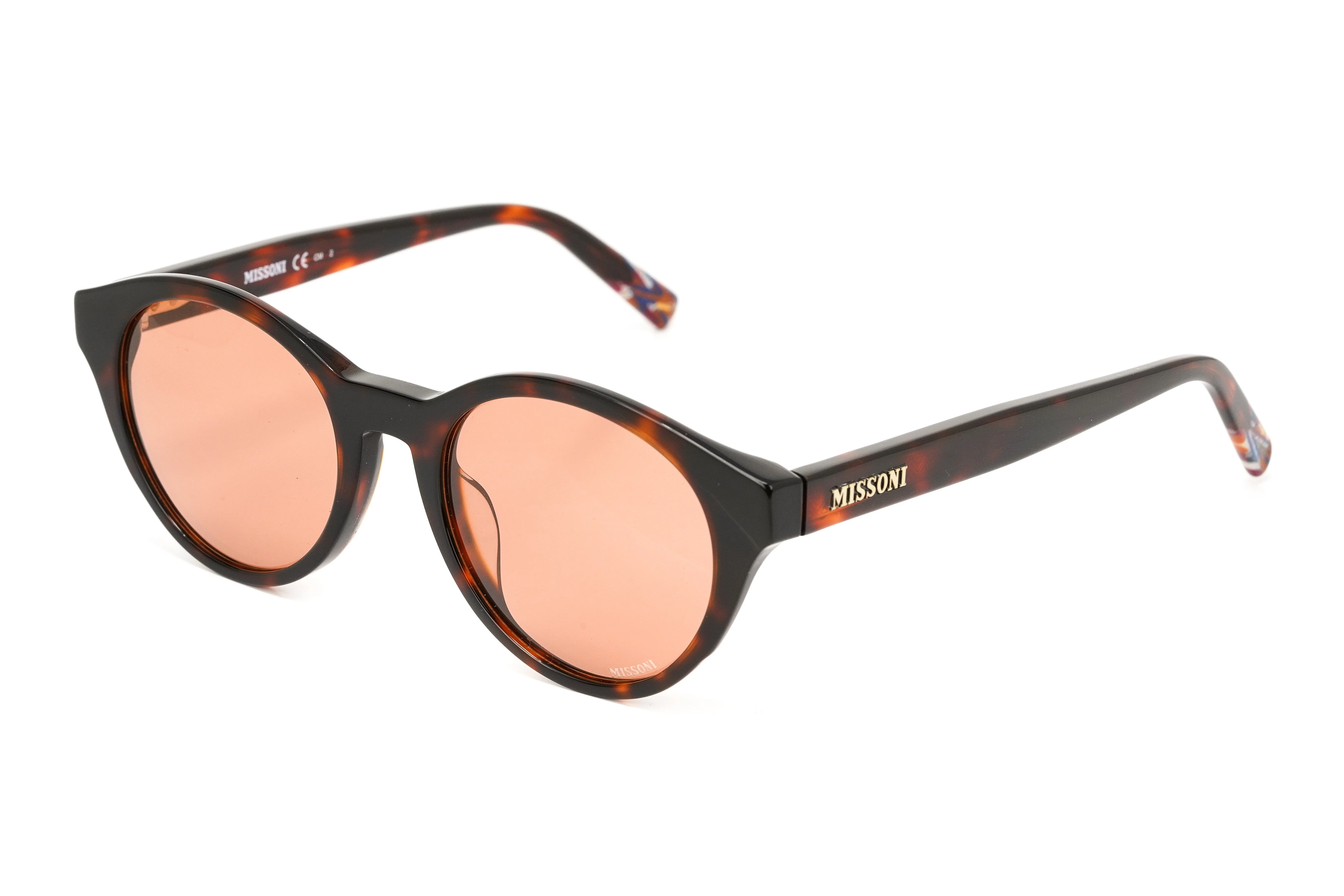 Missoni Women's Sunglasses Round Dark Havana